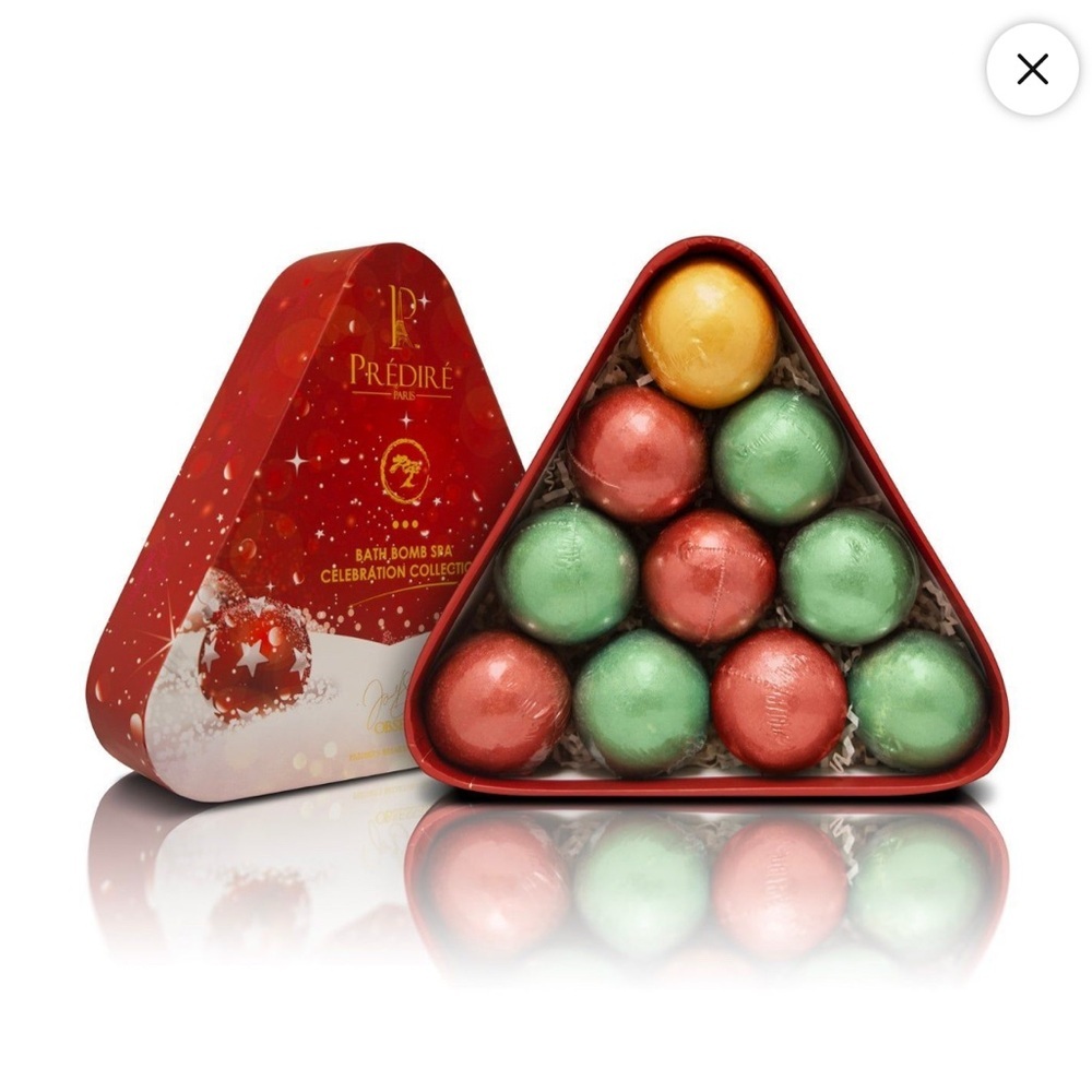 Bath Bombs 10 piece set in Holiday Box - Luxurious​